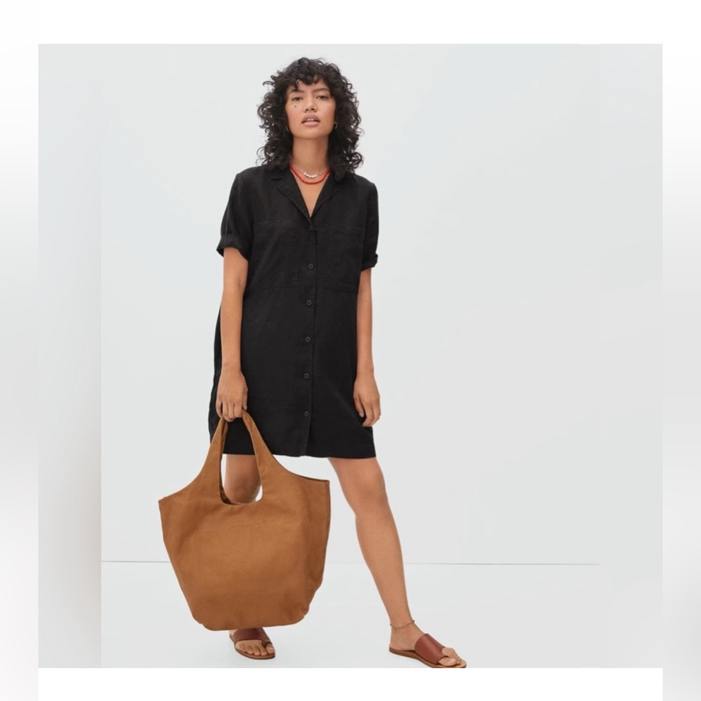 Everlane Linen Workwear Dress